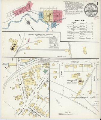 Barnesboro Sanborn Map January 1910